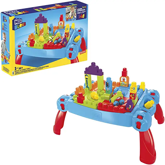 Mega Bloks Mesa Construye y Aprende 1 Mega Bloks mesa construye y aprende