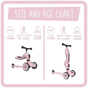 Patinete 2 en 1 Scoot & Ride 4