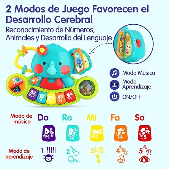 Piano para bebés 3 en 1 Hola 3 Piano para bebés 3 en 1 Hola - Imagen 3