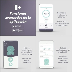 Sacaleches Eléctrico Portátil Elvie app