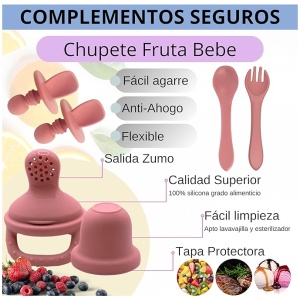 HappyDoo Juego Vajilla Bebe Infantil de Silicona y Ventosa 1