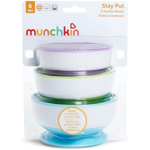 Munchkin Stay Put Copas con ventosa, paquete de 3 5