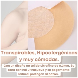 150 Cubre Pezones Desechables. Pezoneras Adhesivas Invisibles