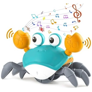 Beavo El Juguete Cangrejo Que Gatea para Bebés Tiene Música y Luces Led