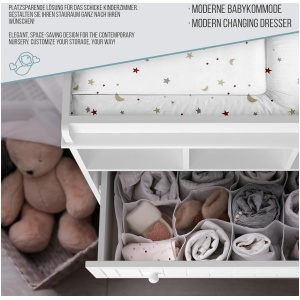 Cómoda Cambiador para Bebé Infantastic cajon