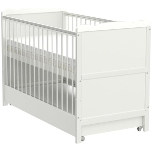 Cuna para Recién Nacido con Cajón y Tapa, Convertible en Cama Infantil