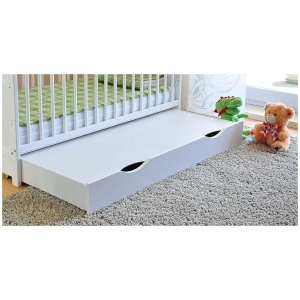 Cuna para Recién Nacido con Cajón y Tapa, Convertible en Cama Infantil