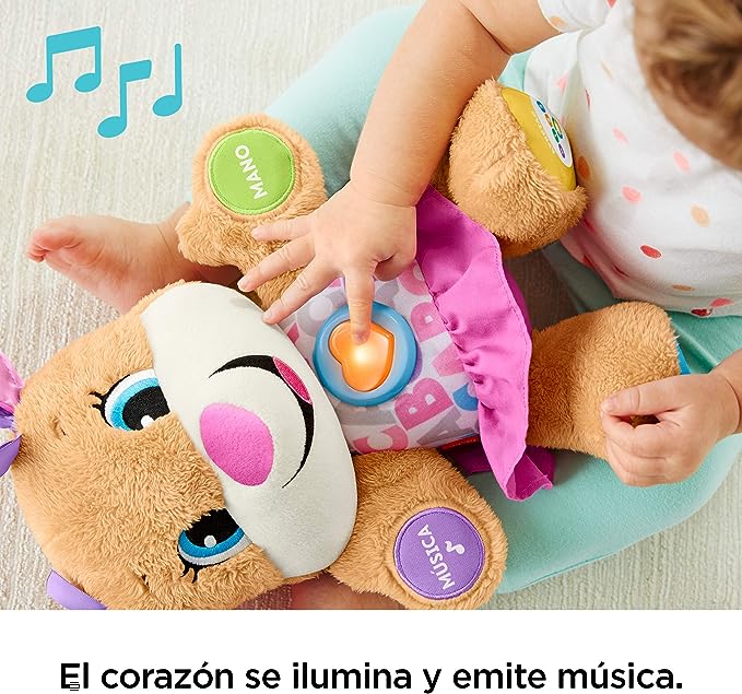 Fisher-Price Perrita Primeros Descubrimientos 4 Fisher-Price Perrita primeros descubrimientos, juguete bebé +6 meses