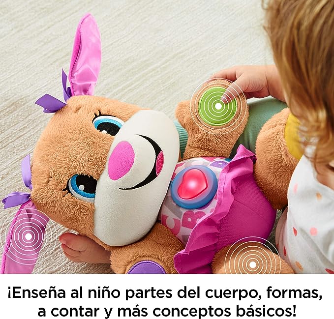 Fisher-Price Perrita Primeros Descubrimientos 5 Fisher-Price Perrita primeros descubrimientos, juguete bebé +6 meses