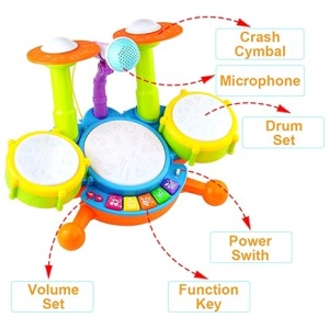 Juguetes Bebe 1 Año - Bateria Ideas Regalo Niño 1 Año Tambor Infantil Juguetes Musicales