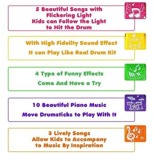 Juguetes Bebe 1 Año - Bateria Ideas Regalo Niño 1 Año Tambor Infantil Juguetes Musicales