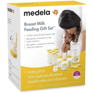 Medela - Set de regalo para lactancia materna, sistema de almacenamiento de leche materna