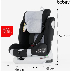 Silla Coche Giratoria Babify Onboard tamano