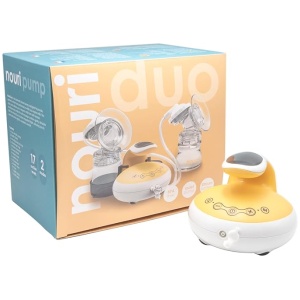 TensCare Nouri Duo - Sacaleches eléctrico doble. Silenciosa con luz nocturna y pantalla retroiluminada.