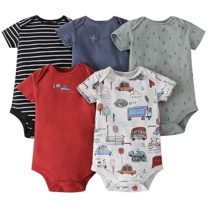 Amropi Body Pack de 5 Mono Mameluco Manga Corta 1