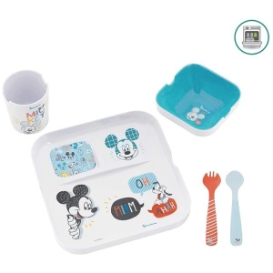 Badabulle - Juego de Vajilla Mickey