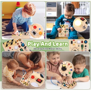 Busy Board de madera Konijiwa jugar