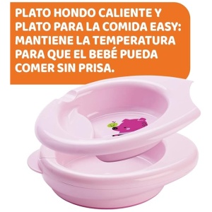 CHICCO - Set de Vajilla de Silicona para Bebé