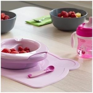 CHICCO - Set de Vajilla de Silicona para Bebé 6
