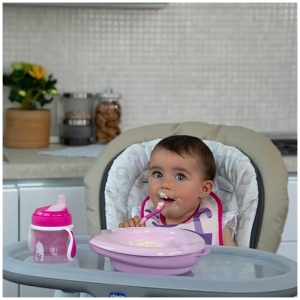 CHICCO - Set de Vajilla de Silicona para Bebé