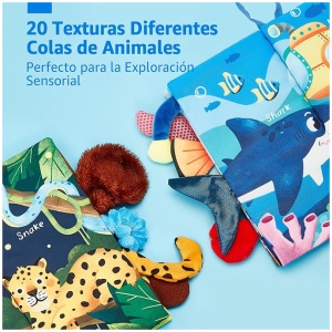 HAHALAND - Libros de tela para bebés