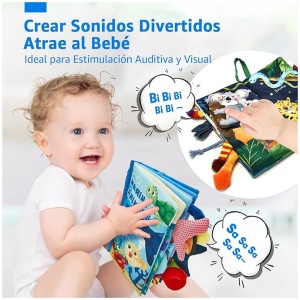 HAHALAND - Libros de tela para bebés