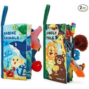 HAHALAND - Libros de tela para bebés