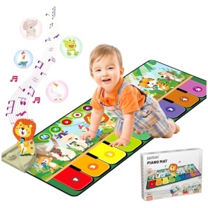 Rodzon Alfombra Musical Piano Bebe con 10 Animales 2