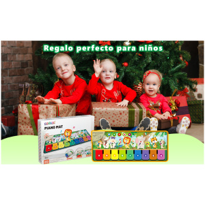 Rodzon Alfombra Musical Piano Bebe con 10 Animales 4