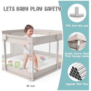 ZEEBABA - Parque Infantil para Bebés