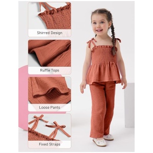 Miipat Conjunto de Verano Ropa de Niña 2